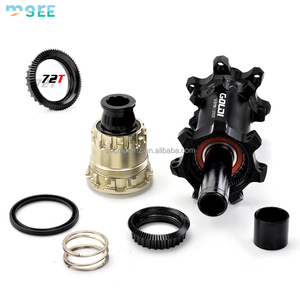 Moyeu de vélo VTT SeeMore 6001 en alliage d'aluminium, 28 trous, rayons à tirage droit, roue libre 72T - Product Image 6