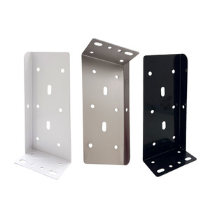 Multi Hole Fixed Corner <b>Bracket</b> Steel L Shape Angle Iron <b>Bracket</b> 90 Degree Right Angle Support For Bathroom Vanity Shelf - Product Image 3