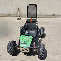 Go-Kart Buggy Électrique 1000W 48V20Ah avec Double Frein à Disque pour Enfants et Adultes, Extérieur, Vitesse 0-35km/h, Autonomie 30-40km