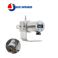Sijie MARS-G-1508 150-800C Paslanmaz Çelik IP65 OLED Ekranlı El Tipi Kızılötesi Termometre, Metal Boru Isıl İşlemi için