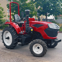 Tracteur agricole multifonctionnel robuste à pneus radiaux larges, 120 ch, 100 ch, 4x4, automatique, diesel, pour opérations sur le terrain