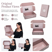 Fabricant de paquet cadeau de mariage de luxe beige rose caja misteriosa papier chaussure emballage mailer PR publicité boîtes postales