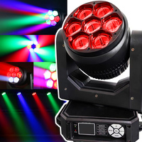 Lyre LED mobile 7x40W Bee Eye RGBW avec zoom et effet wash pour DJ et scène événementielle