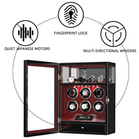 Enrouleur de montre mécanique à verrouillage par empreinte digitale Boîte de boîtier de remontoir de montre à moteur silencieux Mabuchi pour montre automatique, Montre de remontoir