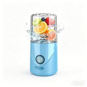 Licuadora Personal Inalámbrica de 260 ml, Exprimidor Portátil Recargable, Mezcladora de Frutas Pequeña para Viajes, Gimnasio y Oficina - Product Image 1