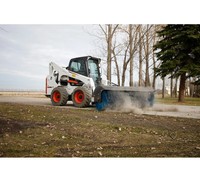 Mini-Lader 998kg M-Serie 66PS S590 Kompaktlader mit Greifer- und Grabenfräsen-Anbaugeräten