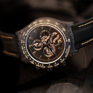 ハイグレードメンズラグジュアリーメカニカルウォッチ有名デザイナー限定版カーボンファイバーケースゴムバンド杭州ムーブメント - Product Image 3
