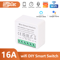 Bingoelec TUYA 16A modul otomatisasi DIY Universal netral Wifi solusi modul modul modul saklar Pintar Mini rumah pintar