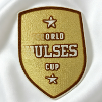 Badge thermocollant de qualité supérieure, flocage Tatami, patch de club de football, étiquette de marque douce au toucher pour maillots