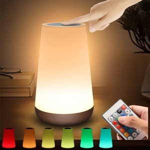 Veilleuse pour enfants en ABS, rechargeable 1200 mAh, avec télécommande tactile, lampe de chevet sans fil, 13 couleurs LED <span class=keywords><strong>RGB</strong></span> - Product Image 2