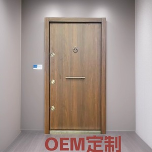Porte de sécurité double en acier laminé à froid insonorisée et anti-effraction pour entrée extérieure de villa résidentielle - Product Image 4