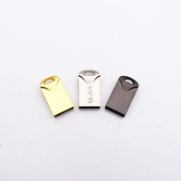 Silver Gun Metal Golden Laser LOGO 2GB 4GB 8GB USB 2,0 3,0 16GB pendrive a granel portátil USB flash drive Super Mini Pen Drive