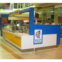 Hot Selling Customized Shopping Mall Food Booth Fast Food Kiosk Design