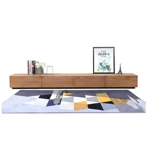 modern natural wood tv stand modern for living room