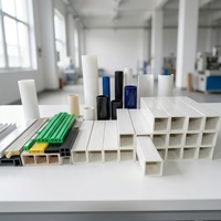 Profilé de construction léger en PVC extrudé écologique et durable pour rail de plafond et rail de rideau