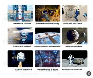 Machine VR 360° d'intérieur pour la réplique de la capsule de retour Yuan Shi et l'équipement d'atterrissage sur la Lune de la navette spatiale Shenzhou, pour l'aérospatiale, la maison, l'école et les centres commerciaux - Product Image 3