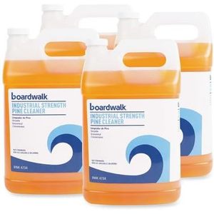 Limpiador Industrial Ecológico Boardwalk con Aroma a Pino, Líquido de 1 Galón en Botellas Desechables, 4 Unidades por Cesta - Product Image 4