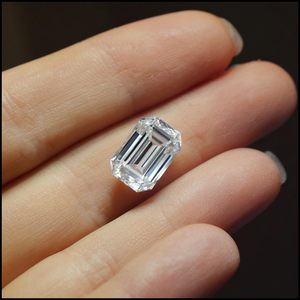 מחיר מפעל במלאי יהלום מעבדה בחיתוך אמרלד במשקל קראט אחד, צבע D, ניקיון VVS, מוסמך IGI, לייצור תכשיטים - Product Image 5