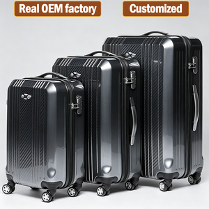 Ensemble <span class=keywords><strong>de</strong></span> bagages rigides d'usine <span class=keywords><strong>3</strong></span> pièces personnalisable, <span class=keywords><strong>valises</strong></span> à roulettes, fabricant OEM, ensemble <span class=keywords><strong>de</strong></span> bagages <span class=keywords><strong>de</strong></span> voyage 20 24 28 pouces - Product Image 1