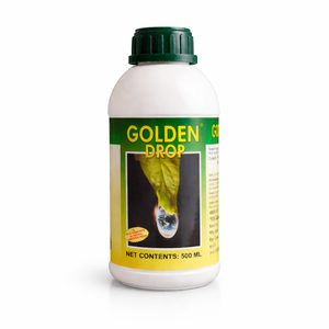 Golden Drop Premium Agricultural Liquid Formulation Net Contents 500 ML For Enhanced Crop Nutrition And Plant Growth <b>Support</b> - Product Image 1