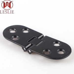 Leslie Zinc Alloy Concealed <b>Hinges</b> 2mm Flush Mount For Wardrobe Wooden Door Furniture <b>Hinge</b> Modern Design - Product Image 3