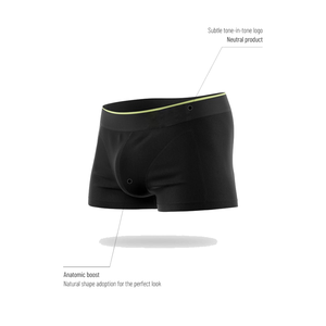 Caleçon <span class=keywords><strong>push</strong></span>-<span class=keywords><strong>up</strong></span> personnalisé modal anatomique coupe parfaite 190 G/m tissu doux ceinture SPORTY boxer pour hommes - Product Image 2