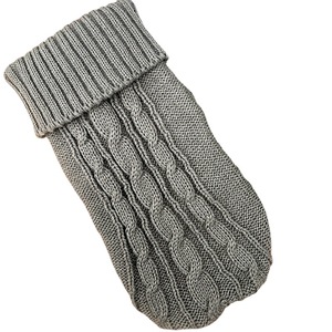 Pull pour animaux <span class=keywords><strong>de</strong></span> compagnie en corde torsadée épaissie toutes saisons, couleur unie, style britannique, respirant, vêtements décontractés pour animaux <span class=keywords><strong>de</strong></span> compagnie, tenue quotidienne - Product Image 3
