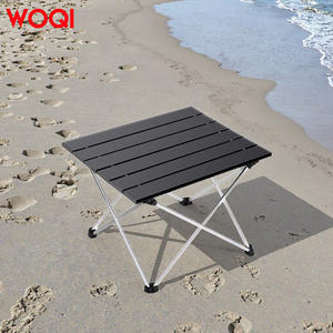 โต๊ะพับแคมป์ปิ้ง Woqi ขนาด 55x40x41 ซม. โต๊ะข้างอลูมิเนียมน้ำหนักเบา พกพาสะดวก สำหรับปิกนิก - Product Image 1