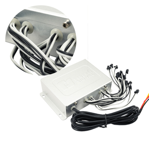 Feux d'avertissement Led rouge bleu cc 12v, lumière clignotante de <span class=keywords><strong>moto</strong></span>, miroir ionique fendu <span class=keywords><strong>clignotant</strong></span> voiture véhicule ambre rouge blanc stroboscopique - Product Image 4