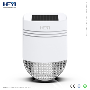 Sirena de alarma estroboscópica inalámbrica con energía solar independiente Sistema de seguridad externo - Product Image 5