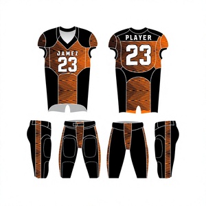 Uniforme de Fútbol Americano Personalizado Premium al por Mayor, Tallas Grandes, Estampado, para Club, Tela Resistente, Ajuste Cómodo, Movimiento Flexible - Product Image 1