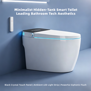 Inodoro Inteligente Electrónico de Alta Gama con Sanitización UVC, Secador de Aire Caliente y Bidé Inteligente <span class=keywords><strong>para</strong></span> Renovación de Baños en Resorts - Product Image 2