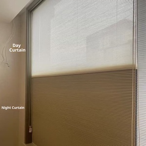 Stores en nid d'abeille à double usage jour-nuit pour les chambres à coucher, les balcons, levage manuel/électrique, stores plissés intelligents en nid d'abeille, rideaux <span class=keywords><strong>accordéon</strong></span> - Product Image 3