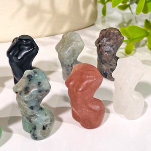 Venta al por mayor de cristal de imagen femenina desnuda mujer cuerpo cristales piedras curativas modelo femenino para la decoración del hogar - Product Image 5