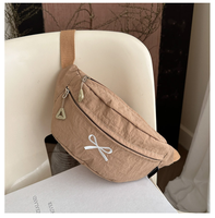Nouveau sac bandoulière en tissu Oxford avec surpiqûres, élégant, simple et multifonctionnel pour l'extérieur