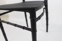 Nouvelles chaises de mariage en gros, empilables, en plastique, pour événements extérieurs et jardins, utilisées pour la vente