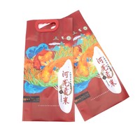 Sac de riz classique au jasmin avec poignée, emballage sous vide en plastique pour produits alimentaires, vente en gros, personnalisable, 1kg, 3kg, 5kg