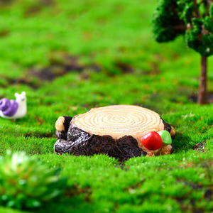 Ornements <span class=keywords><strong>de</strong></span> souche d'arbre artificielle miniature, mini figurines <span class=keywords><strong>en</strong></span> résine pour jardin féerique, artisanat pour terrariums, décoration <span class=keywords><strong>de</strong></span> la maison - Product Image 3
