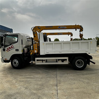 Camion léger JAC avec grue de 6.3 tonnes | Lit de chargement de 4200mm et solution de levage intégrée