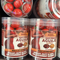 Gummies beauté naturelles à base de Maca et d'Aguaje pour femmes, pour l'augmentation des hanches et des fesses, l'amélioration de la silhouette et le soutien des courbes.
