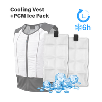 Gilet de refroidissement PCM réutilisable Summer Wholesale Hot Ice Pad Cold Back pour la thérapie par le froid