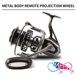 Mulinello da pesca interamente in metallo adatto alla cattura di pesci grossi con un rapporto di trasmissione 5.1:1 e una resistenza massima di 13/15kg - Product Image 2