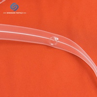 Nouvelle conception de ruban de rideau en nylon transparent épaissi de 2 cm de haute qualité avec petits œillets en plastique pour stores romains