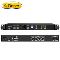 Système audio professionnel PA824N Dante 2 entrées 4 sorties numérique avec processeur audio FIR AES haute qualité