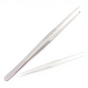 Pinzas Quirúrgicas Premium para Pulgar de 10 Pulgadas, 1x2 Dientes, Acero Inoxidable, para Aplicaciones de Vencerizaciones/Diseciones, Uso Dental/Veterinario/Laboratorio, Manual MOL - Product Image 1