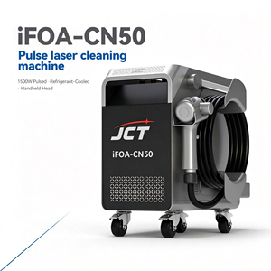 Handgehaltene Pulslaser-Reinigungsmaschine <span class=keywords><strong>Meta</strong></span> für Stein- und Holzoberflächen, Rost-, Öl- und Farbentfernung, Kältemittel-Kühlung Laserreiniger - Product Image 1