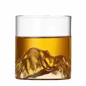 Creative Far Mountain Crystal Whiskey Glass Cup Wine Vodka Beer Multi Pattern Bar Club Lead-free Glasses Tumbler Drinkware Gifts