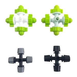Système d'irrigation goutte à goutte Ensemble de buses de pulvérisation à 4 voies <span class=keywords><strong>Micro</strong></span> Mistler avec buse en plastique <span class=keywords><strong>Installation</strong></span> facile - Product Image 2