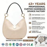 Tas Selempang Kulit PU Krim Mewah Elegan Minimalis Trendi Kantor Kasual Harian Chic Wanita Dompet Tas Tangan OEM Kustom