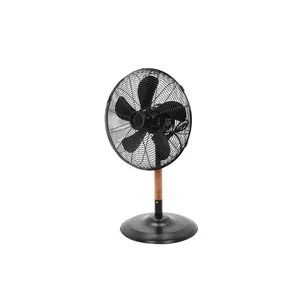 Ventilateur en bois oscillant sur pied pour salle industrielle, 16 pouces, nouveau design, 2021